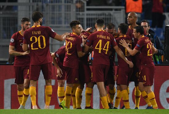 Italy Soccer Champions League Roma - CSKA