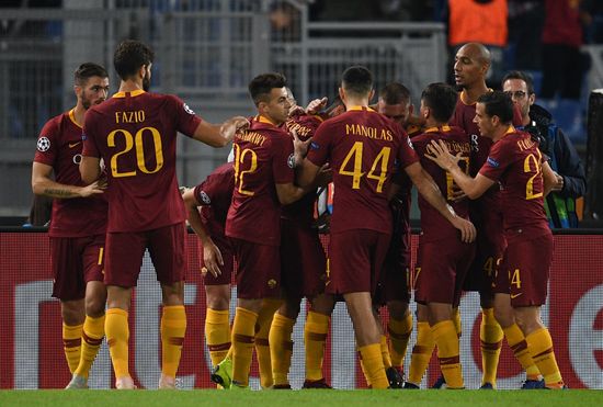 Italy Soccer Champions League Roma - CSKA