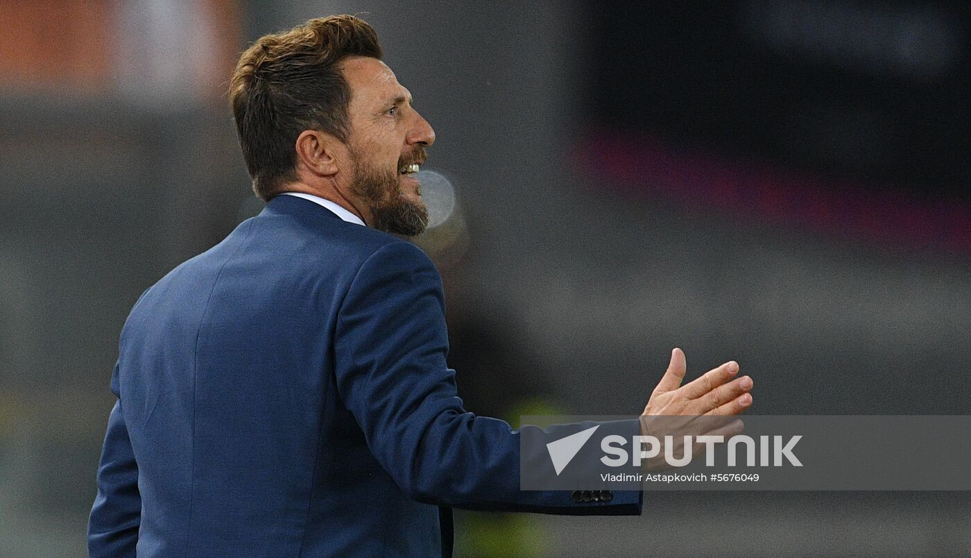 Italy Soccer Champions League Roma - CSKA
