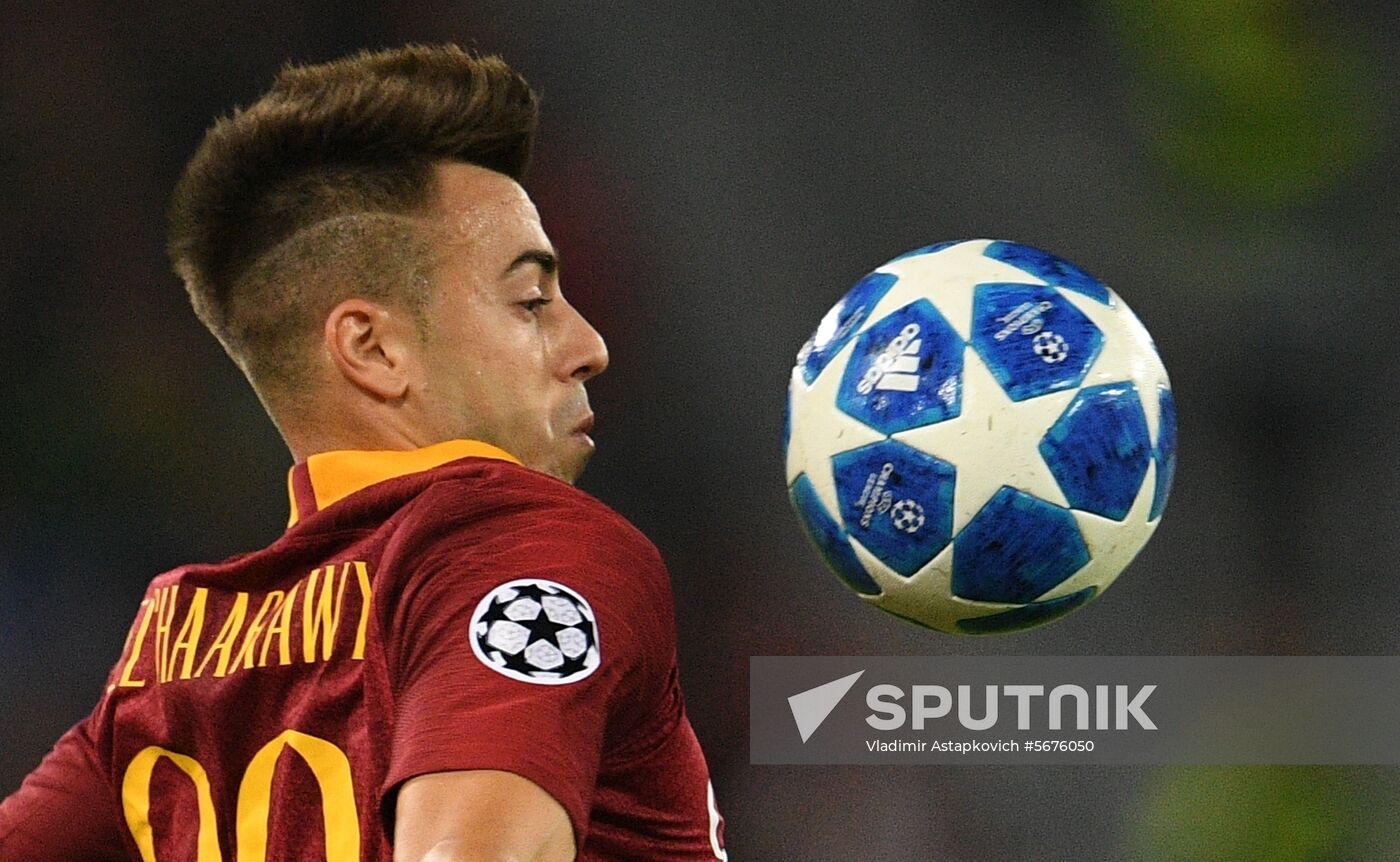 Italy Soccer Champions League Roma - CSKA
