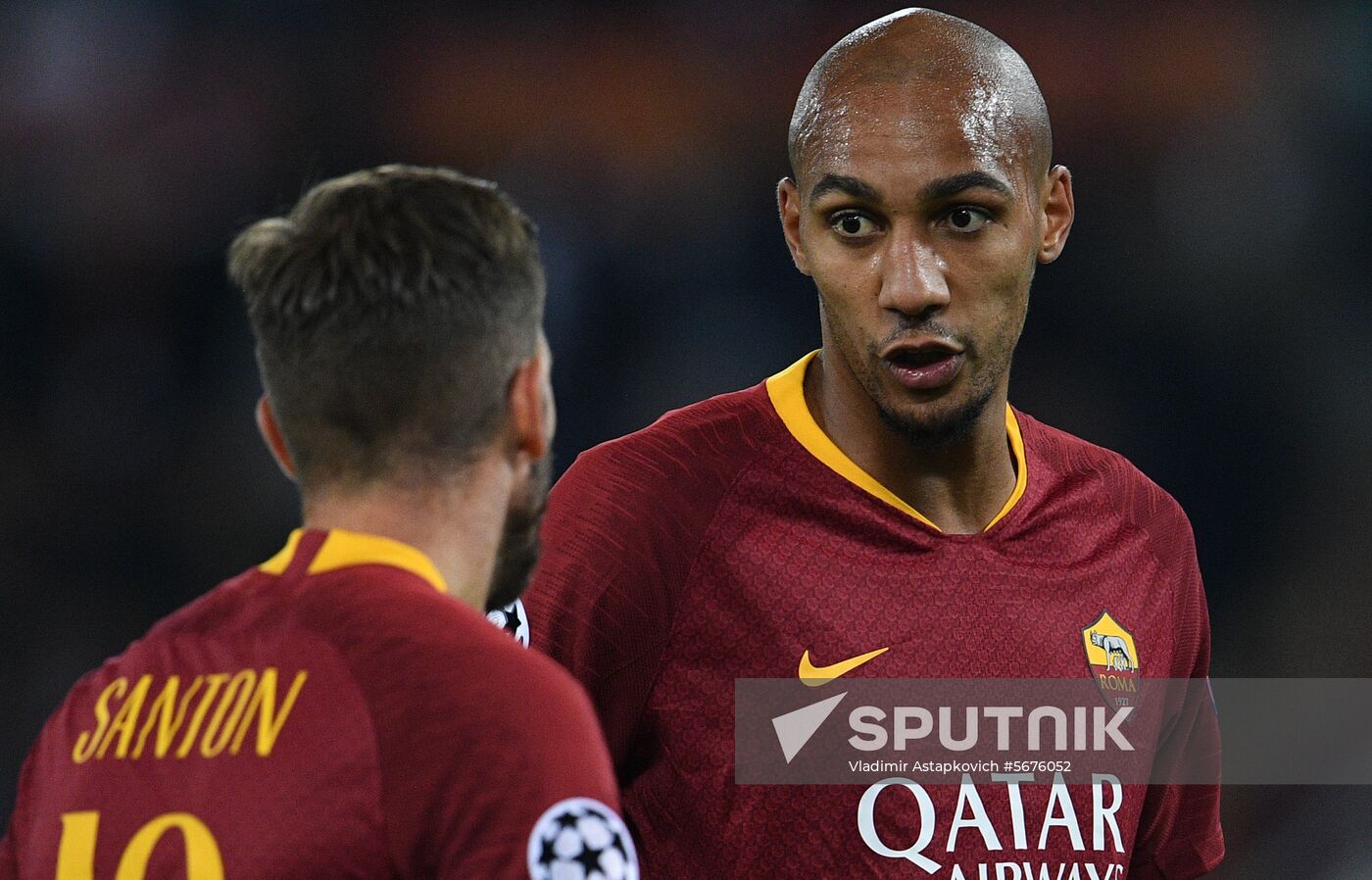 Italy Soccer Champions League Roma - CSKA