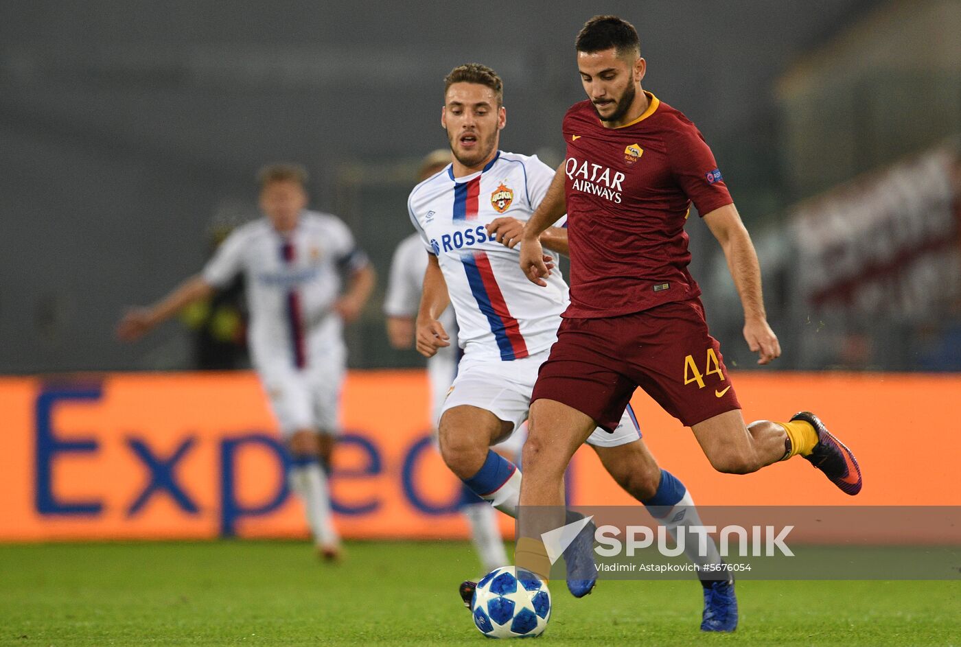 Italy Soccer Champions League Roma - CSKA