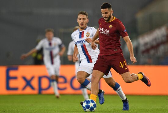 Italy Soccer Champions League Roma - CSKA