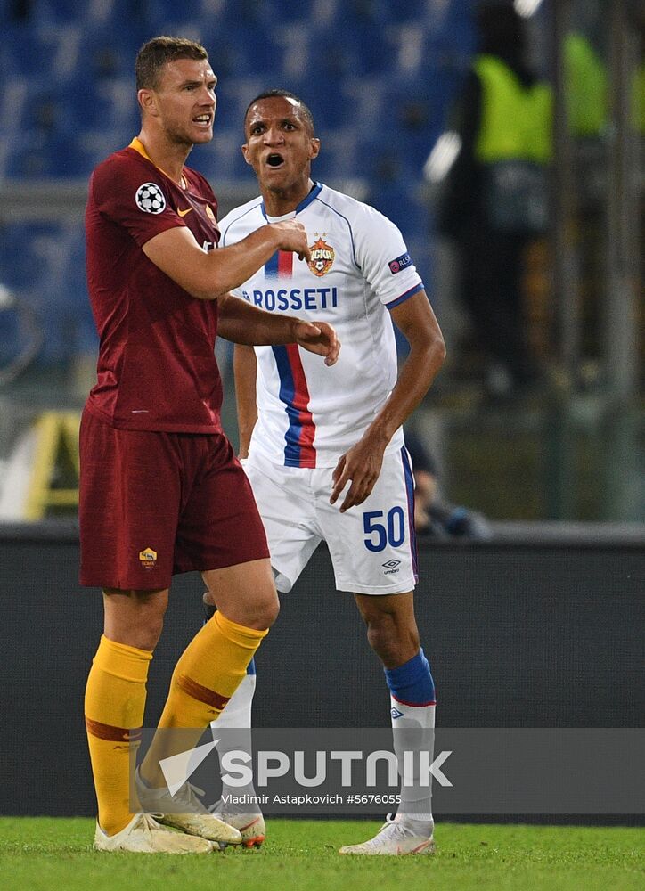 Italy Soccer Champions League Roma - CSKA