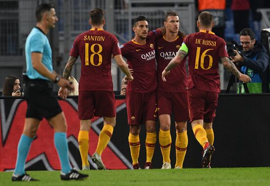 Italy Soccer Champions League Roma - CSKA