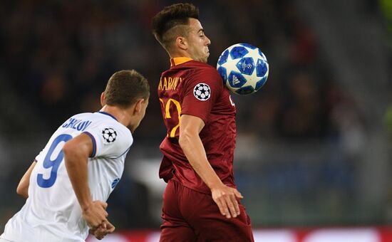 Italy Soccer Champions League Roma - CSKA