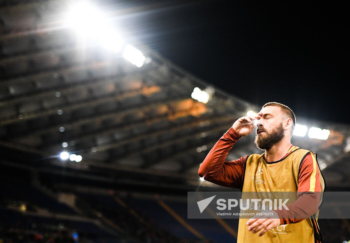 Italy Soccer Champions League Roma - CSKA