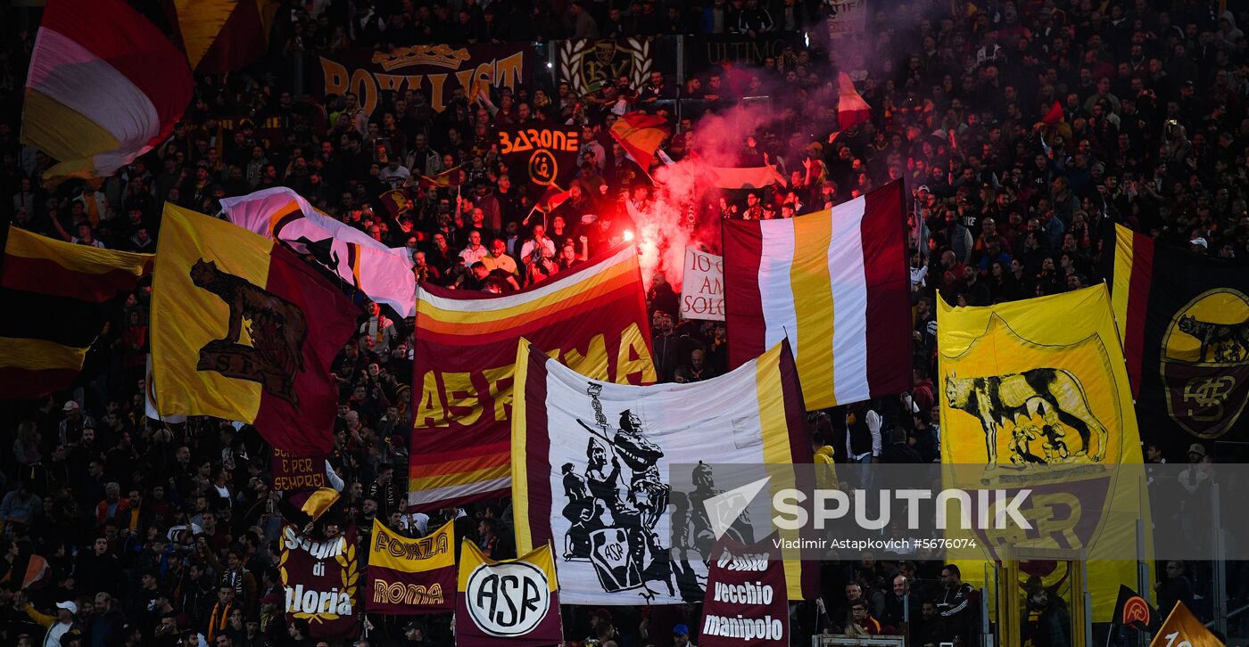 Italy Soccer Champions League Roma - CSKA