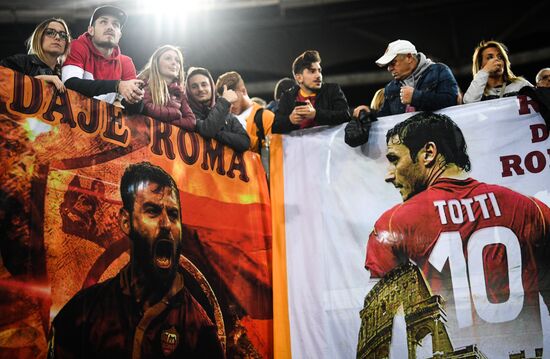 Italy Soccer Champions League Roma - CSKA