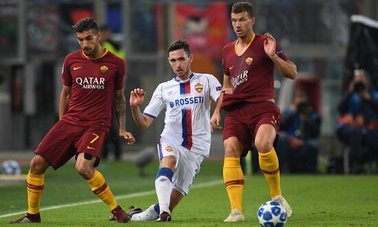 Italy Soccer Champions League Roma - CSKA