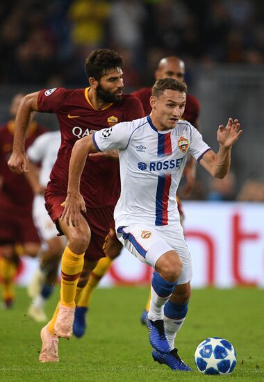 Italy Soccer Champions League Roma - CSKA