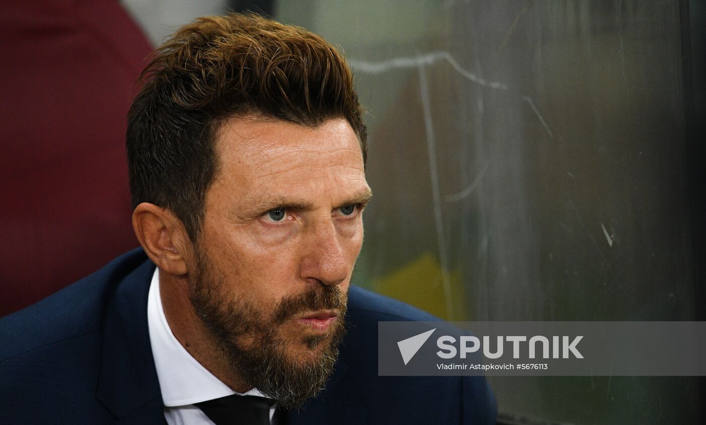 Italy Soccer Champions League Roma - CSKA