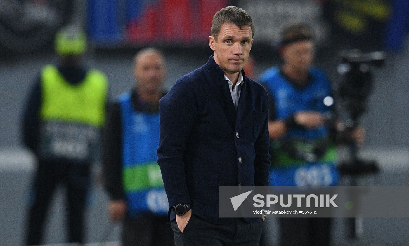 Italy Soccer Champions League Roma - CSKA