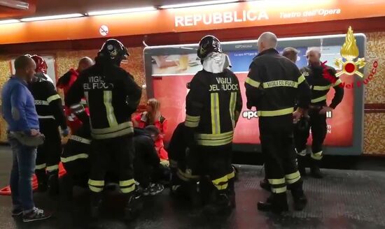 Italy Soccer CSKA Fans