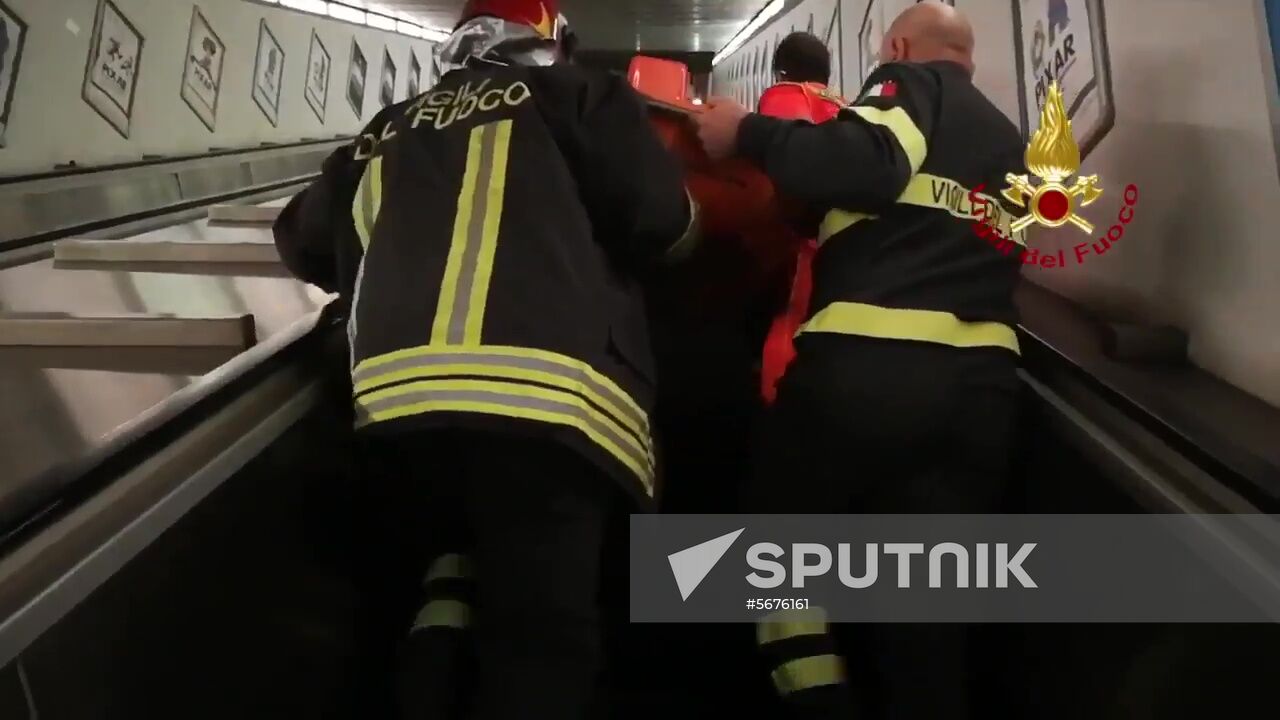 Italy Soccer CSKA Fans