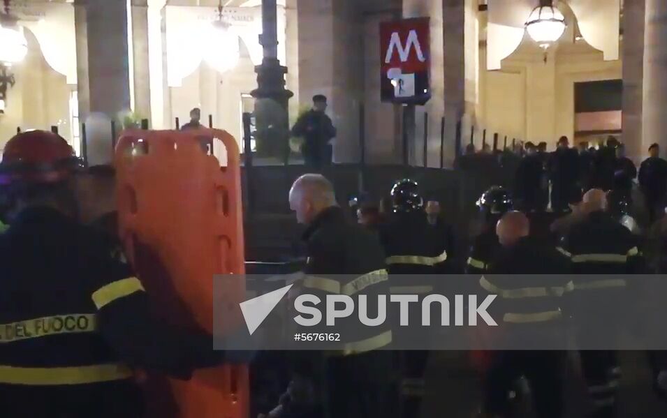 Italy Soccer CSKA Fans