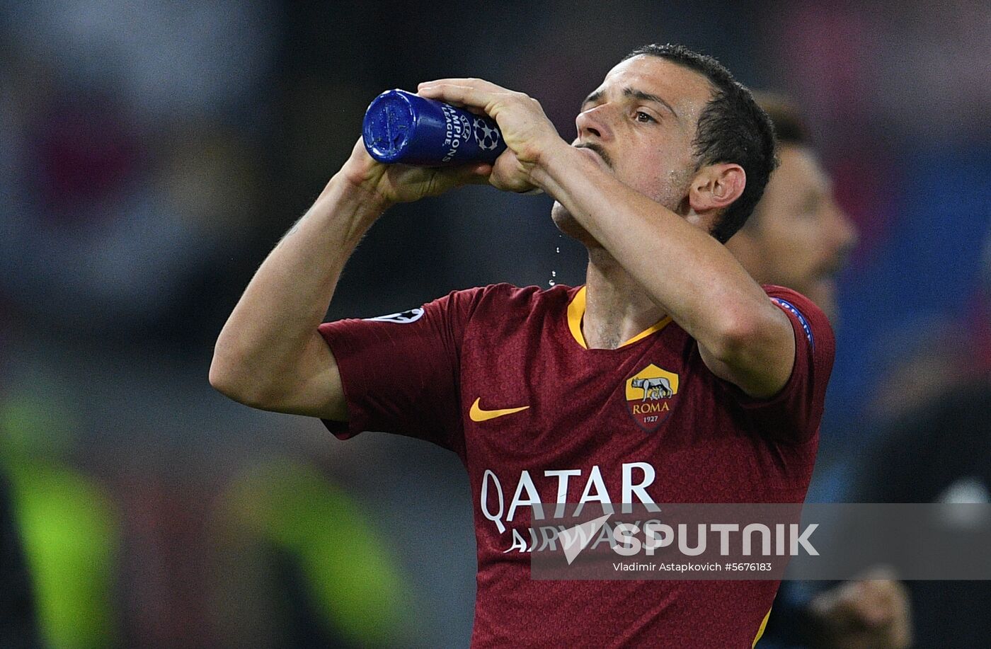 Italy Soccer Champions League Roma - CSKA