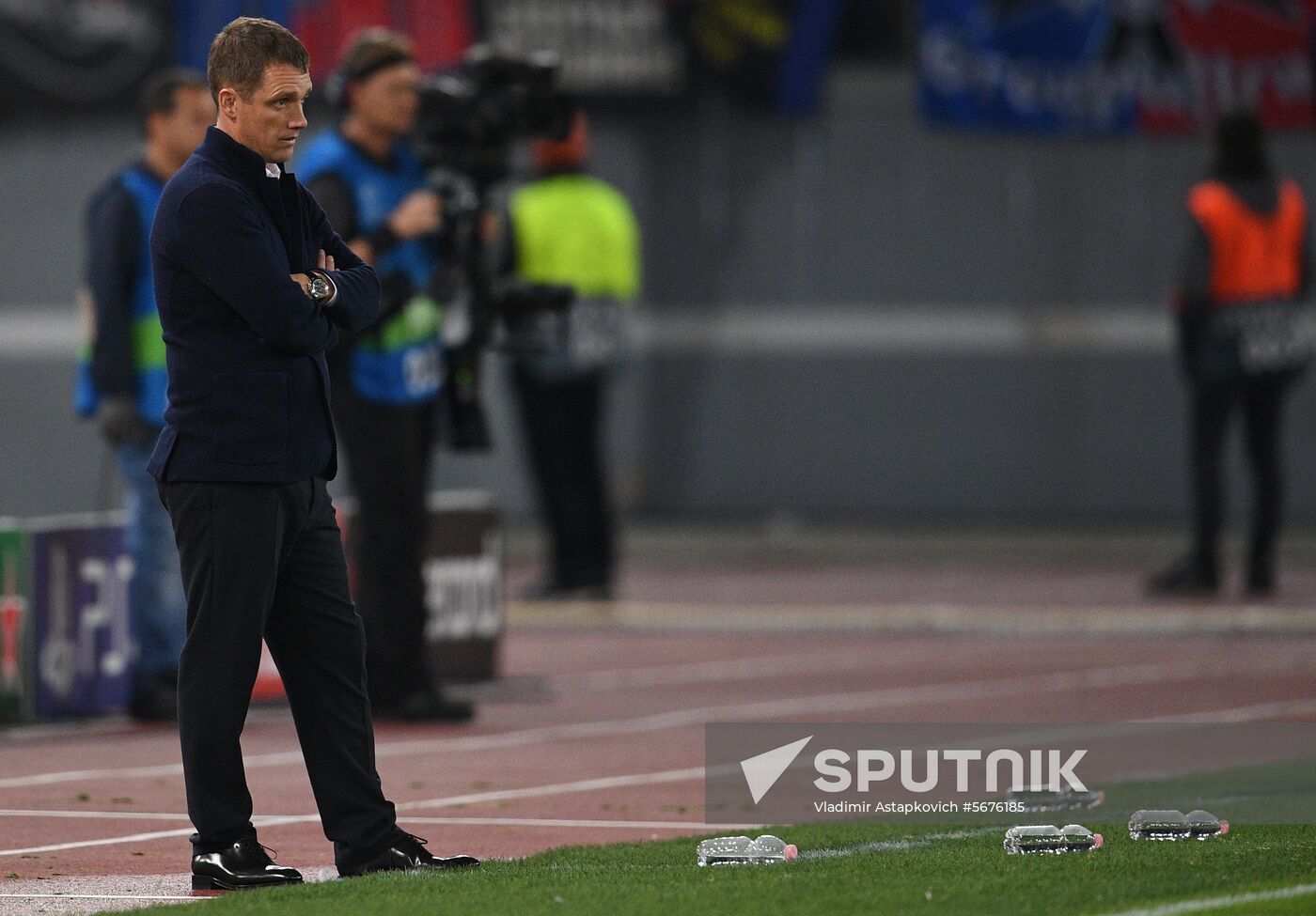 Italy Soccer Champions League Roma - CSKA