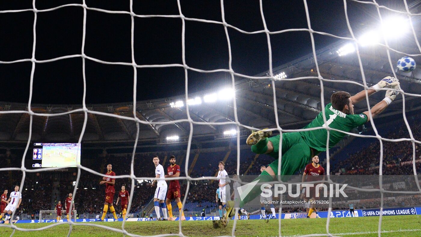 Italy Soccer Champions League Roma - CSKA