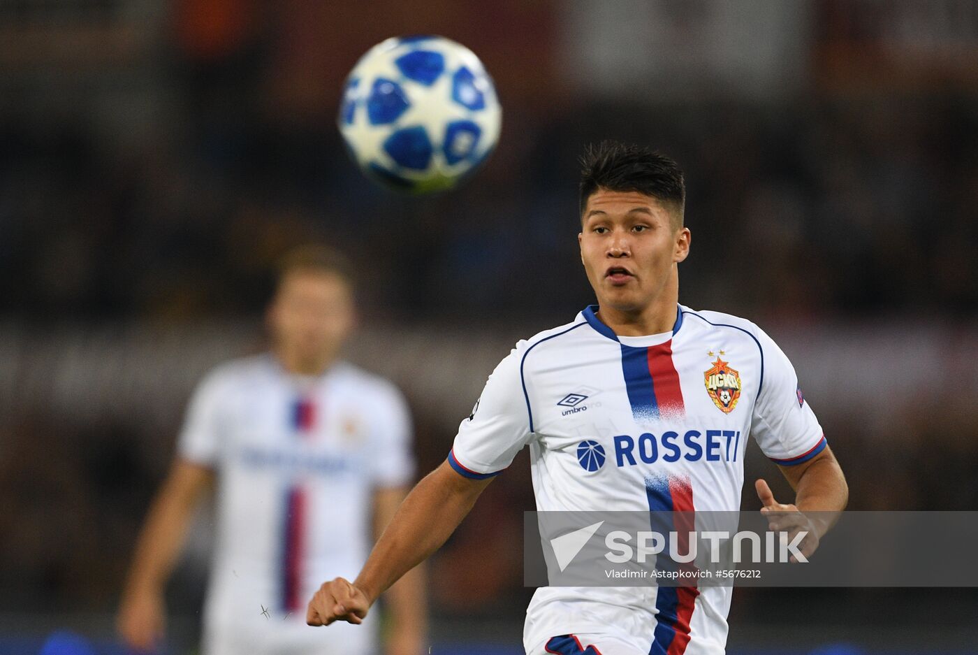 Italy Soccer Champions League Roma - CSKA