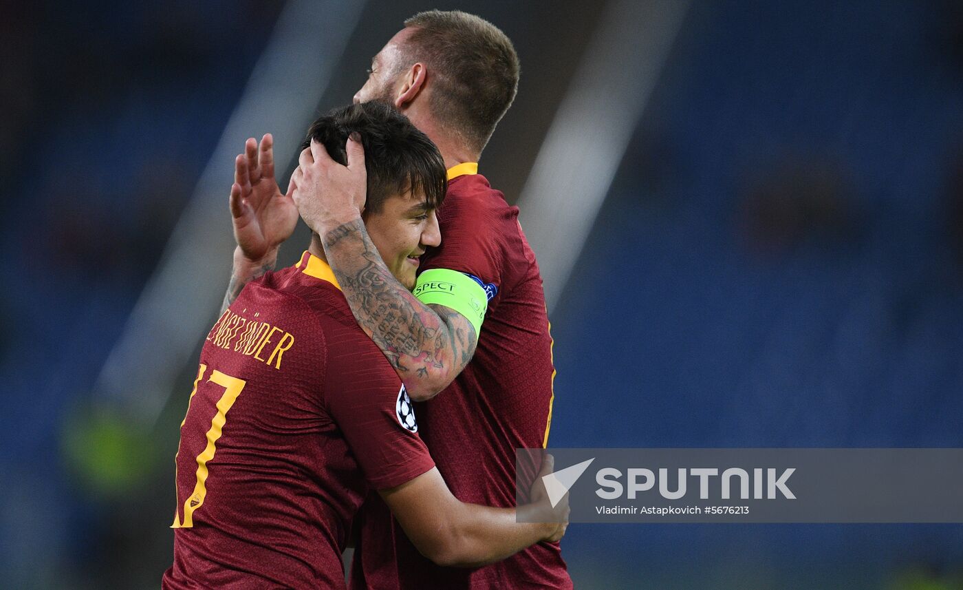 Italy Soccer Champions League Roma - CSKA