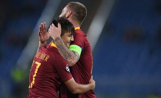 Italy Soccer Champions League Roma - CSKA