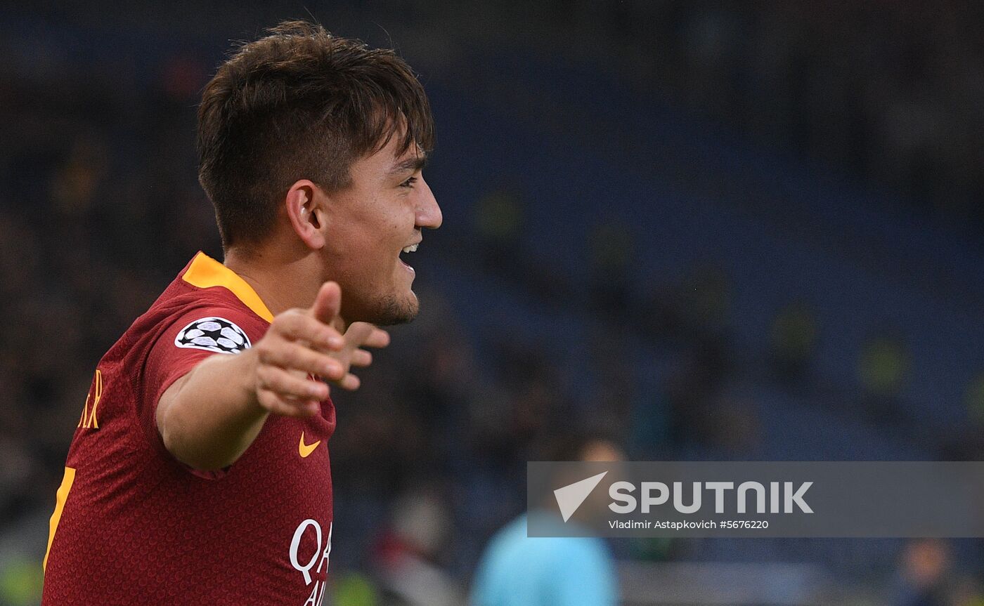Italy Soccer Champions League Roma - CSKA