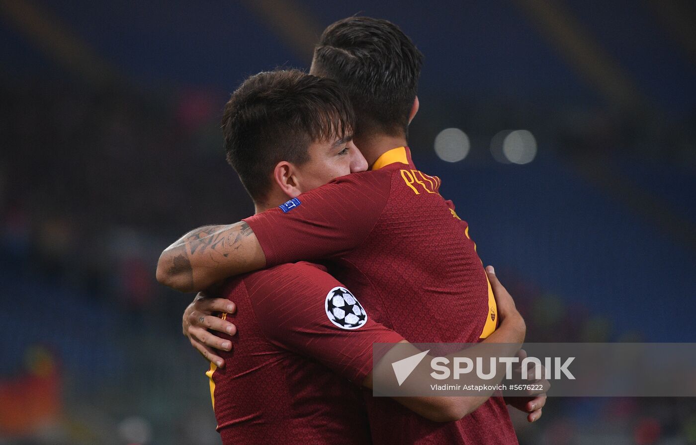Italy Soccer Champions League Roma - CSKA