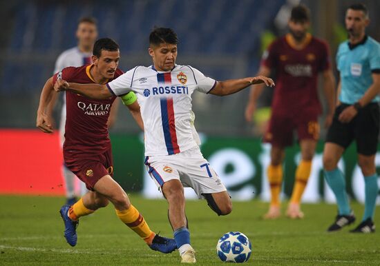 Italy Soccer Champions League Roma - CSKA