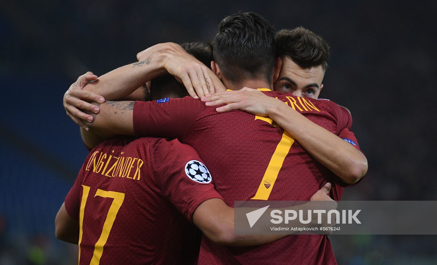 Italy Soccer Champions League Roma - CSKA