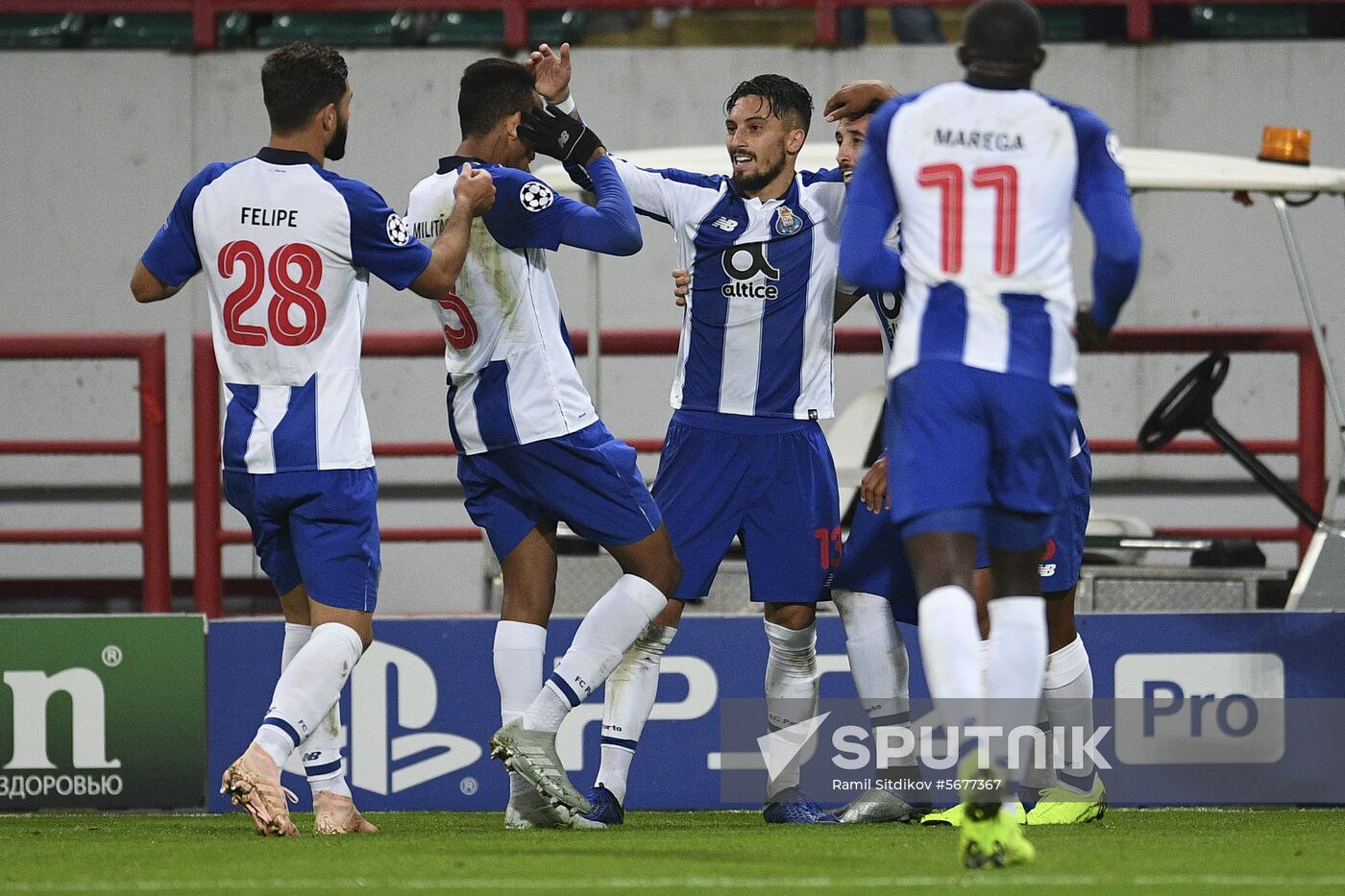 Russia Soccer Champions League Lokomotiv - Porto