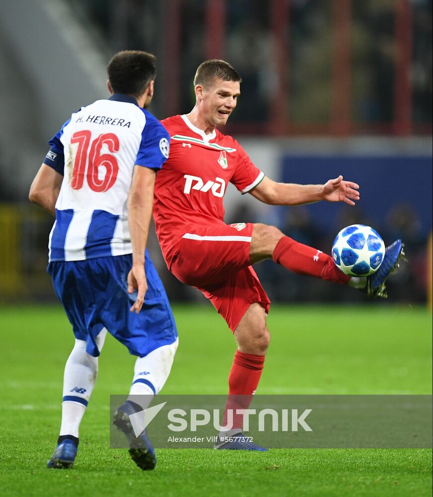 Russia Soccer Champions League Lokomotiv - Porto