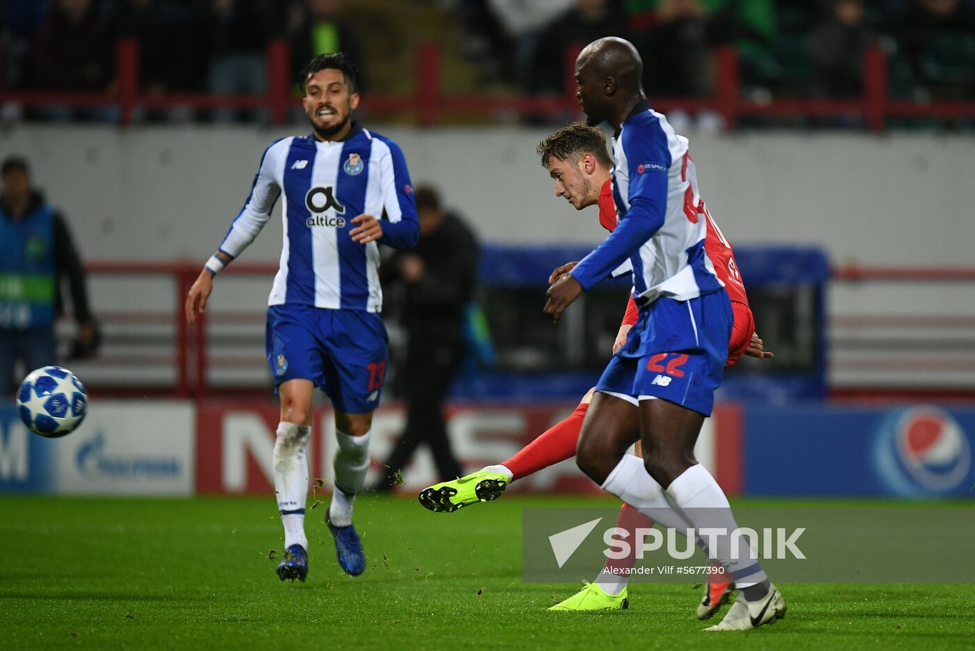 Russia Soccer Champions League Lokomotiv - Porto