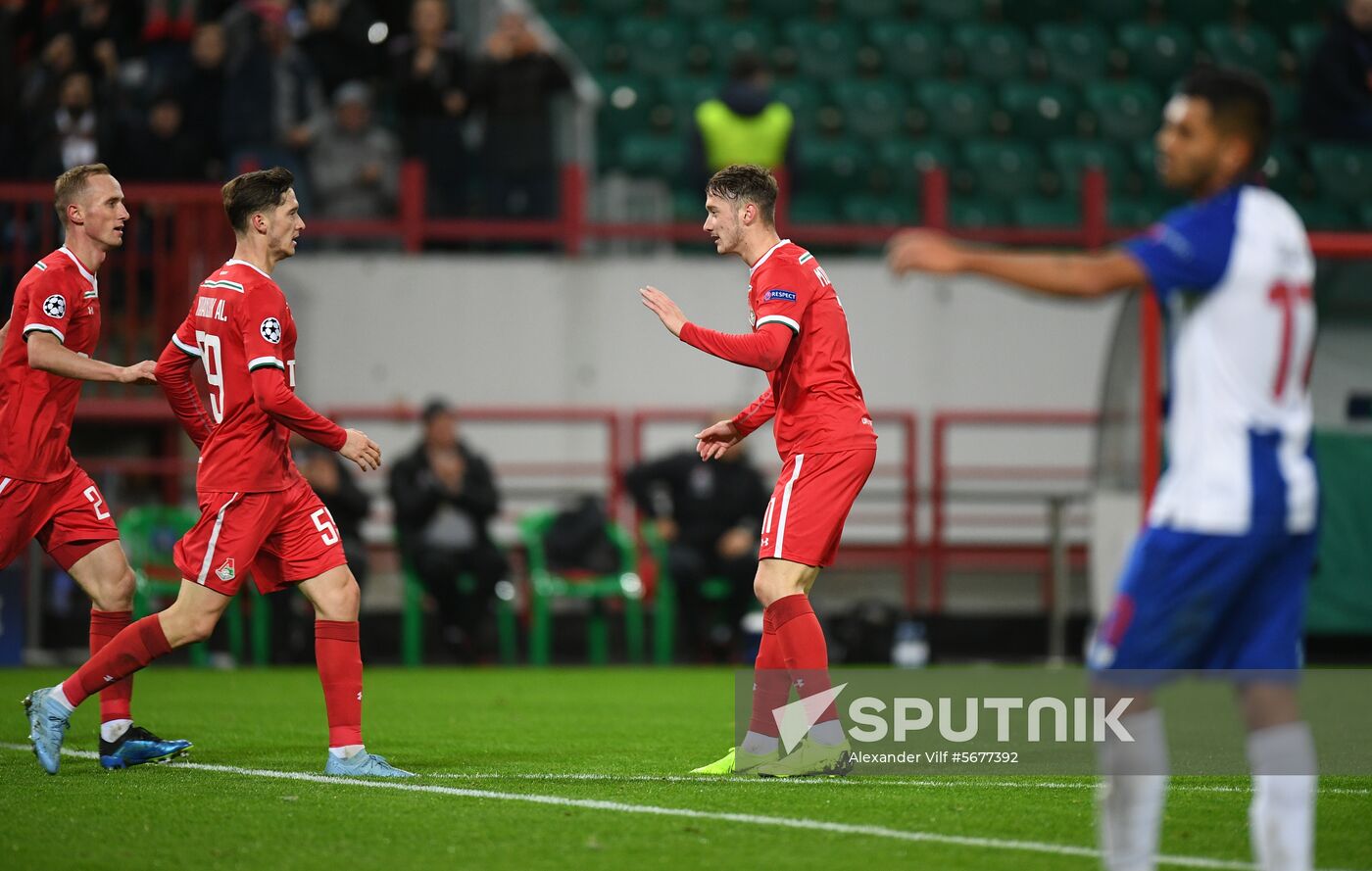 Russia Soccer Champions League Lokomotiv - Porto