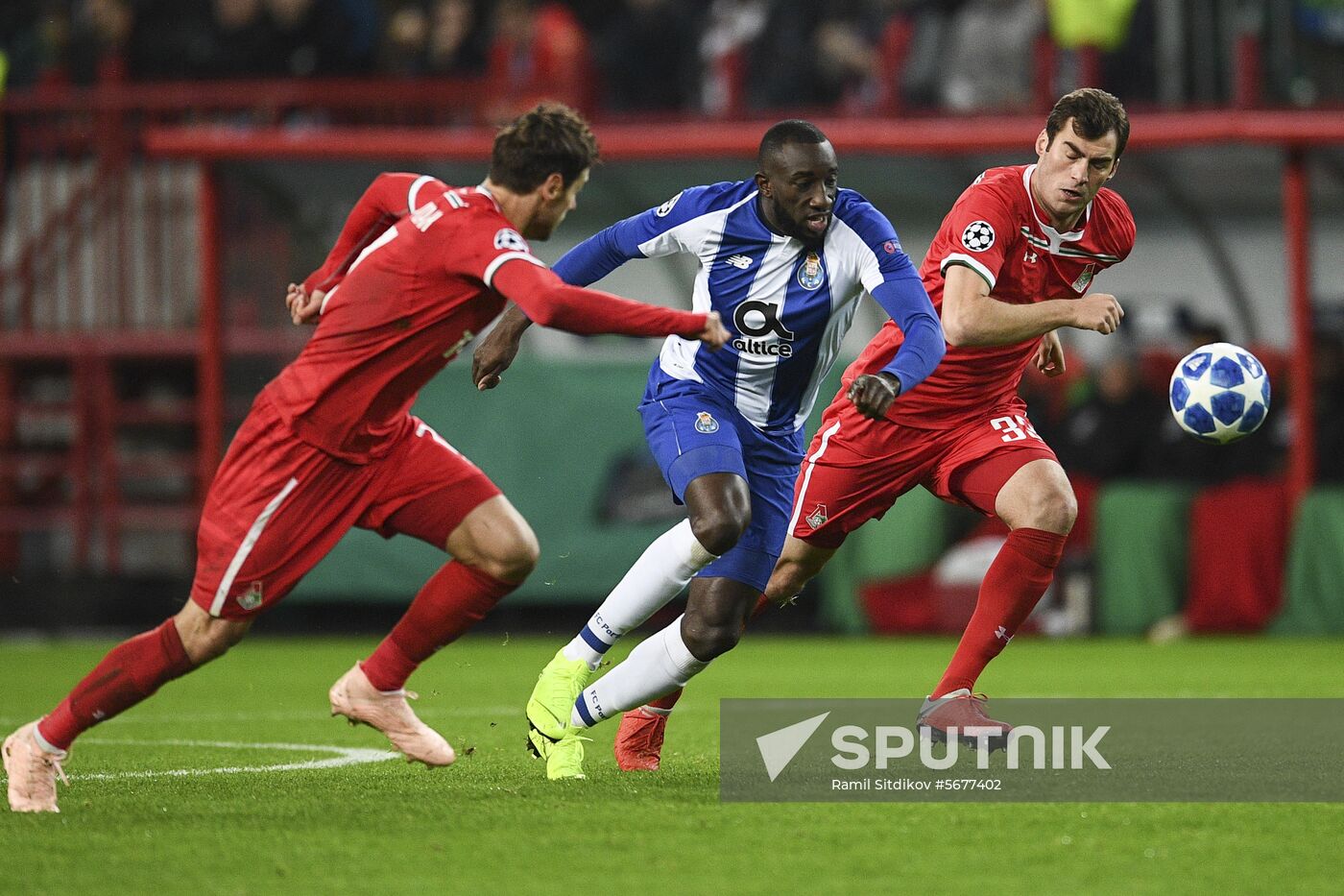 Russia Soccer Champions League Lokomotiv - Porto