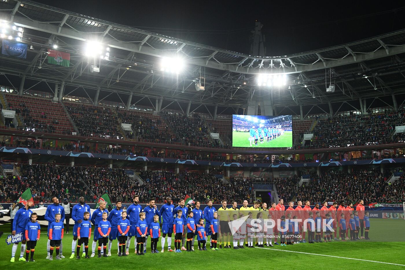 Russia Soccer Champions League Lokomotiv - Porto