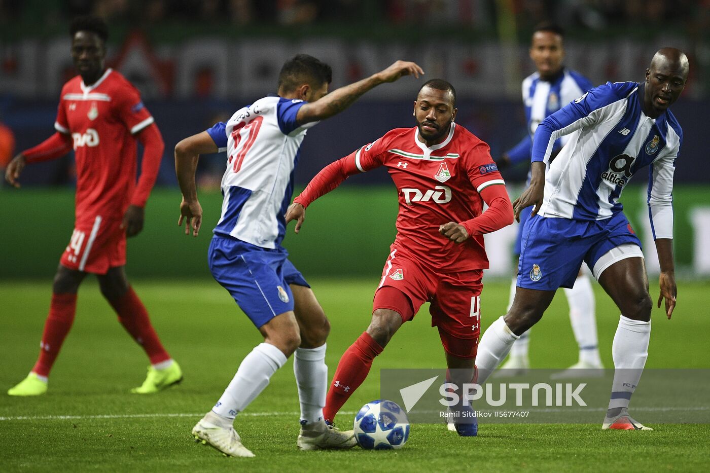 Russia Soccer Champions League Lokomotiv - Porto