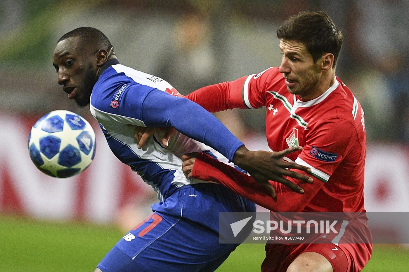 Russia Soccer Champions League Lokomotiv - Porto