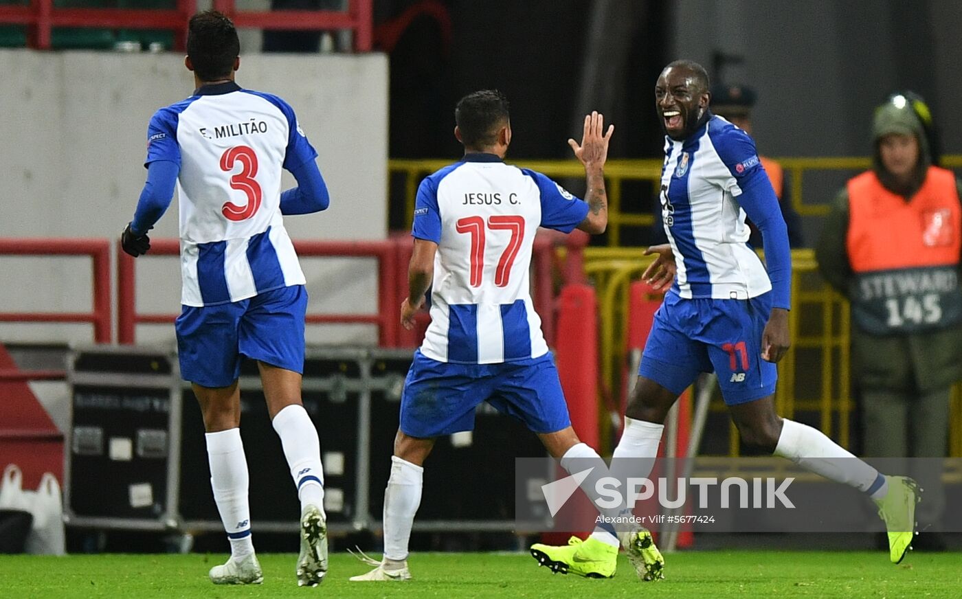 Russia Soccer Champions League Lokomotiv - Porto