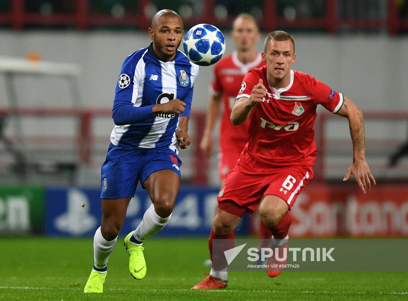 Russia Soccer Champions League Lokomotiv - Porto