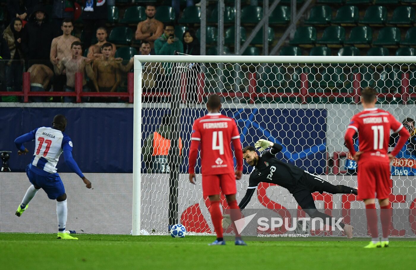 Russia Soccer Champions League Lokomotiv - Porto