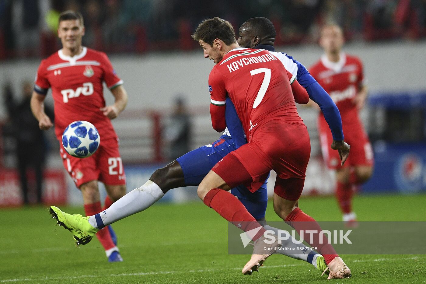 Russia Soccer Champions League Lokomotiv - Porto