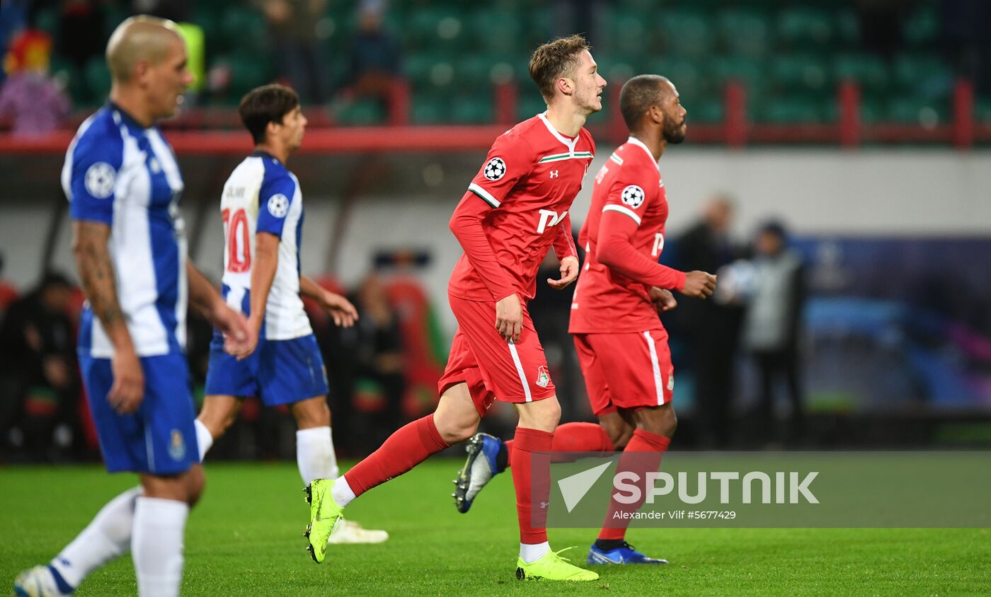 Russia Soccer Champions League Lokomotiv - Porto