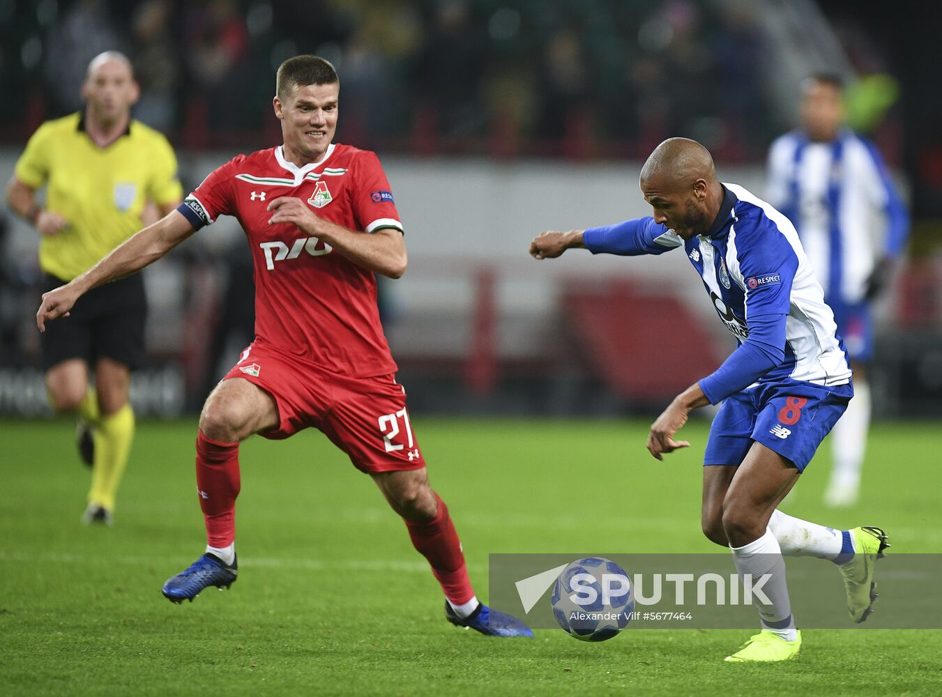 Russia Soccer Champions League Lokomotiv - Porto