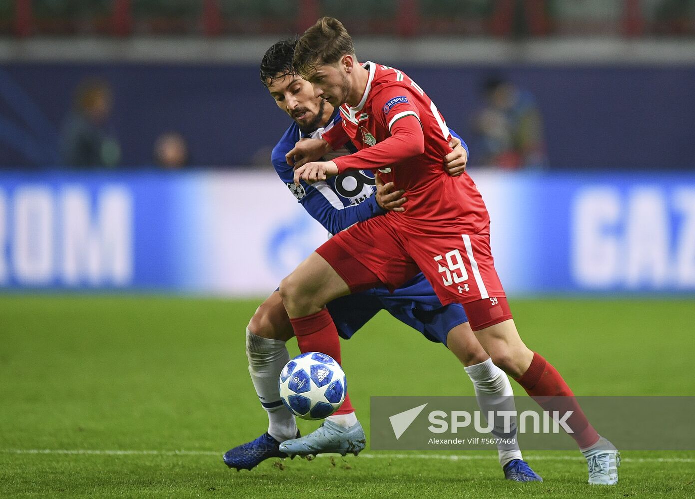 Russia Soccer Champions League Lokomotiv - Porto