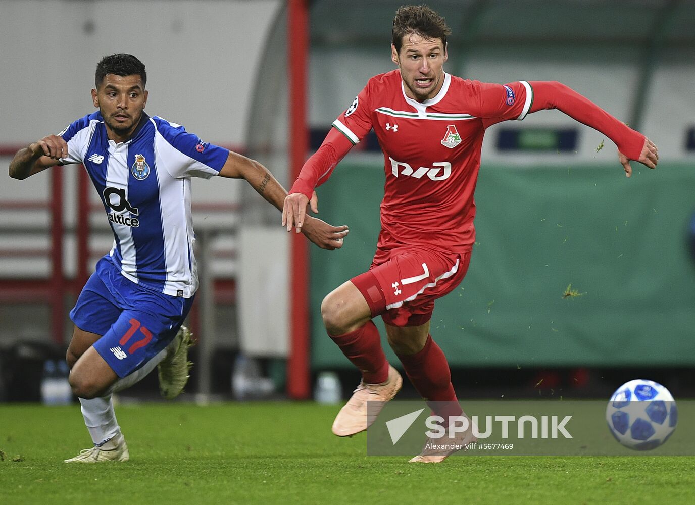 Russia Soccer Champions League Lokomotiv - Porto