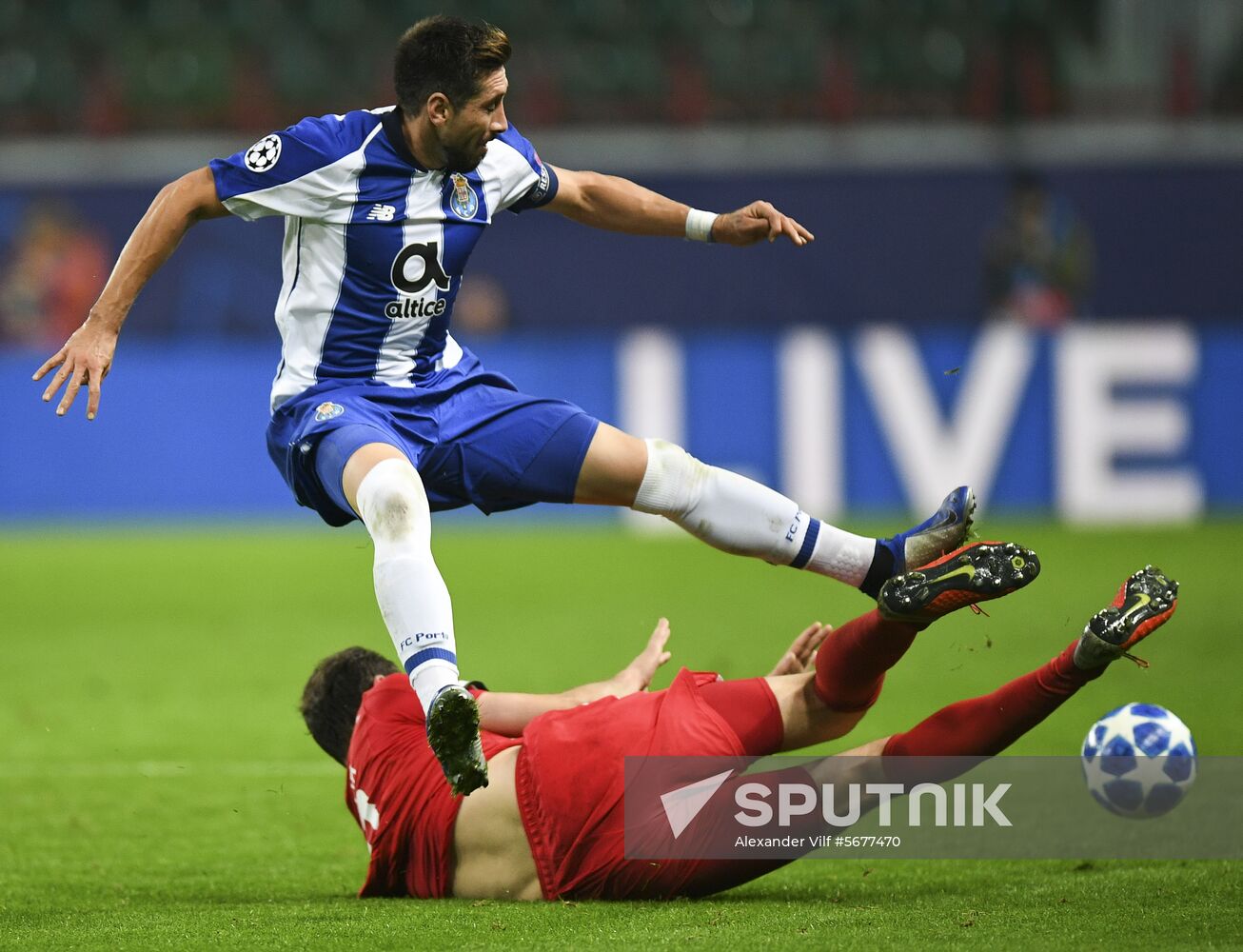 Russia Soccer Champions League Lokomotiv - Porto