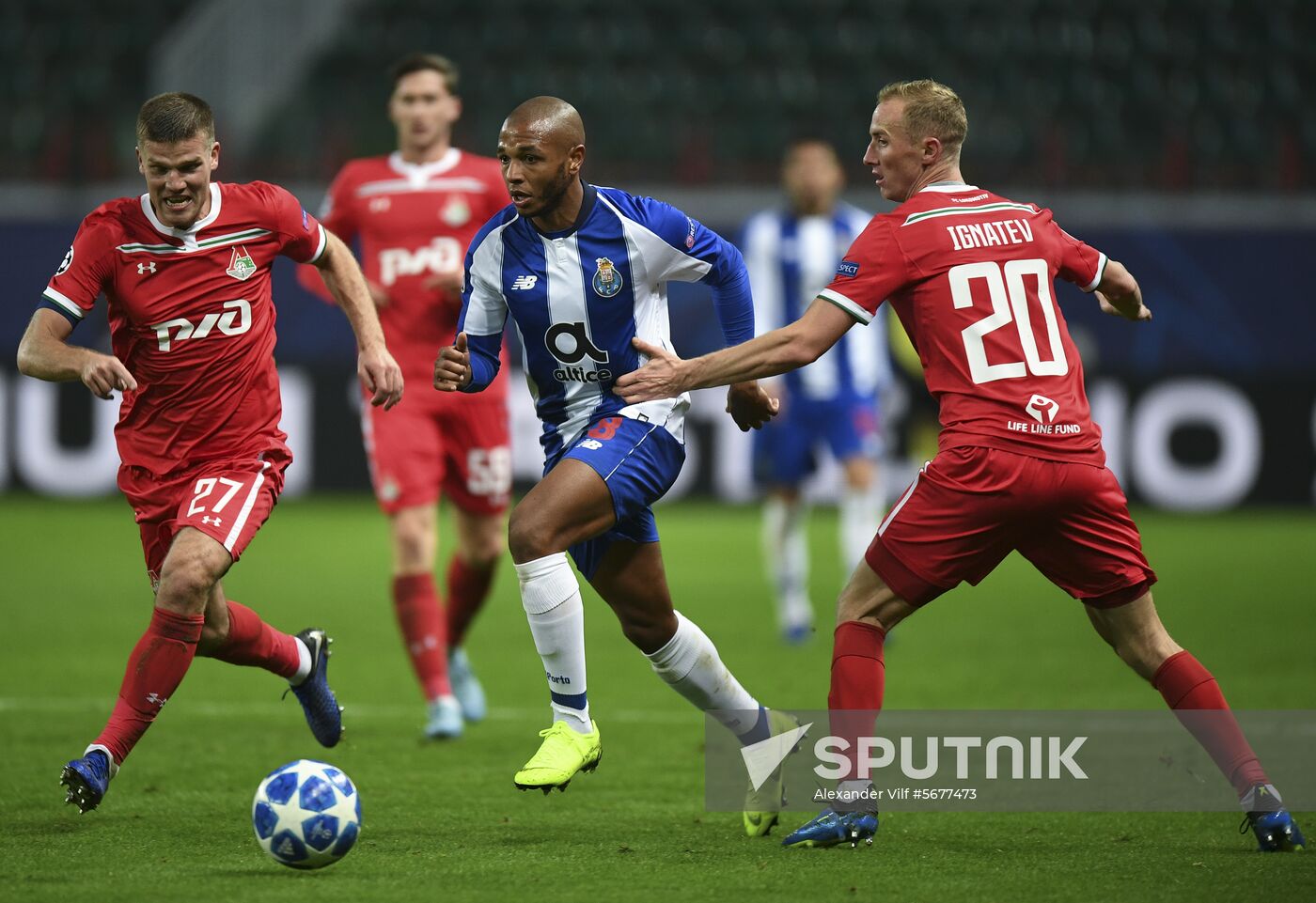 Russia Soccer Champions League Lokomotiv - Porto