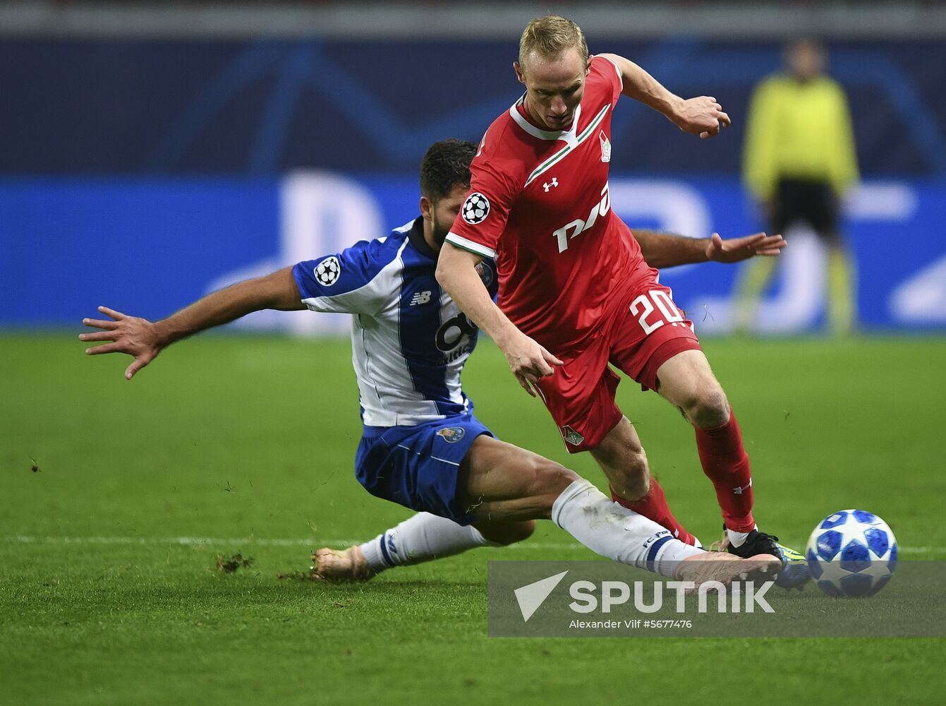Russia Soccer Champions League Lokomotiv - Porto