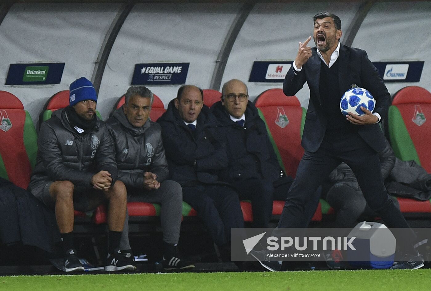 Russia Soccer Champions League Lokomotiv - Porto
